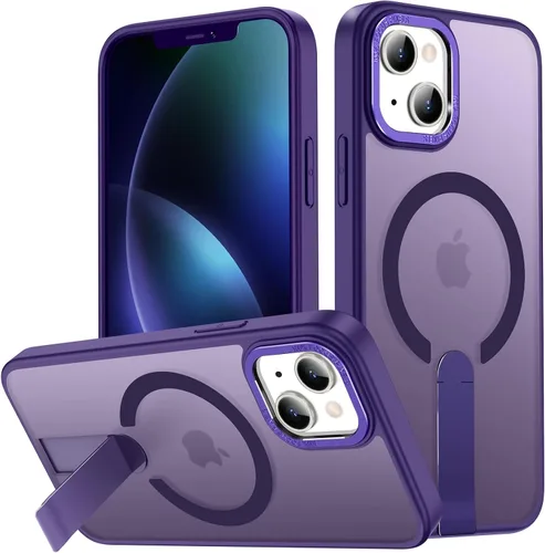 Vista 30 de Funda para iPhone 11 Compatible con Magsafe, Soporte Invisible Incorporado [Prueba de caída de grado militar] Funda protectora delgada y a prueba