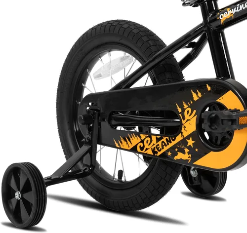 Vista 8 de KEANO Cervine 14 16 20 Inch Kids Bike for Boys Girls Ages 3-10 Years, 14 16 Inch Toddler BMX Bikes with Training Wheels and Basket, 20 in Children