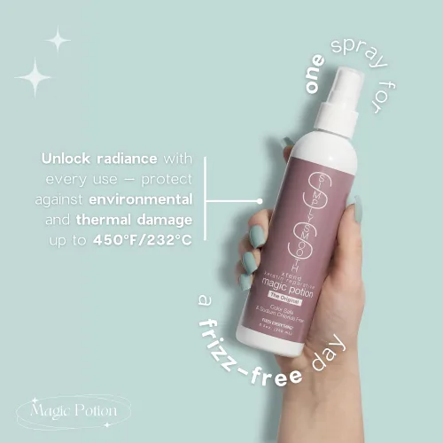 Vista 3 de Simply Smooth Xtend Keratin Reparative Magic Potion Acondicionador original sin enjuague y protección contra el calor, reparación en aerosol