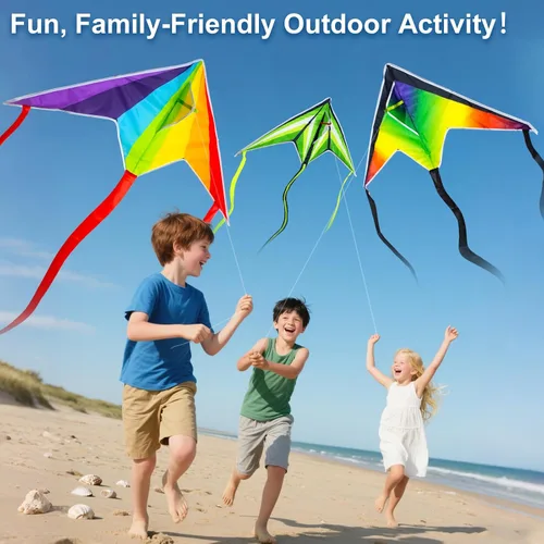 Vista 7 de 3 Pack Kite, Kites for Kids Ages 4-8 8-12, Beach Kite for Easy to Fly
