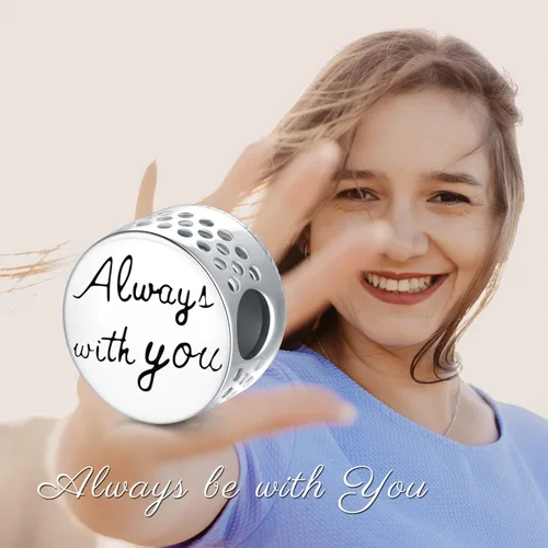 Vista 4 de PEIMKO Pulsera de serpiente de plata de ley personalizada con foto personalizada y forma redonda