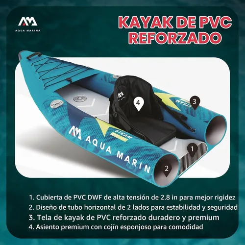 Vista 4 de Aqua Marina Kayak Multicolor