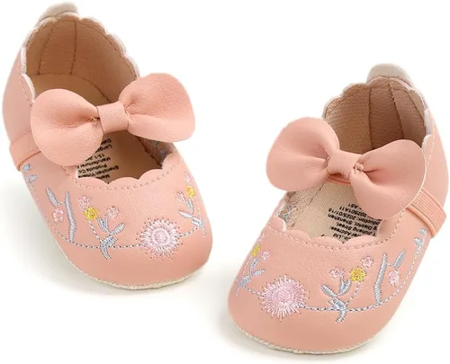 Vista 15 de Zapatos de vestir florales Mary Jane para bebé niña 01 Blanco