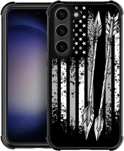 Vista 79 de Funda compatible con Samsung Galaxy S23, diseño de elefantes africanos, diseño increíble a prueba de golpes, antiarañazos, carcasa trasera