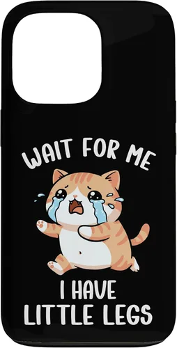 Vista 10 de Funny Short Legs Cat Meme Wait for Me, I Have Little Legs Case for iPhone 17