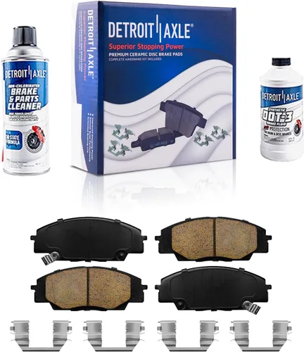 Vista 48 de Detroit Axle - Pastillas de Freno Delantero Izquierdo Reemplazo de Pinza de Disco para Ford Fusion Mazda 6 Lincoln MKZ Mercury Milan 2006-2012