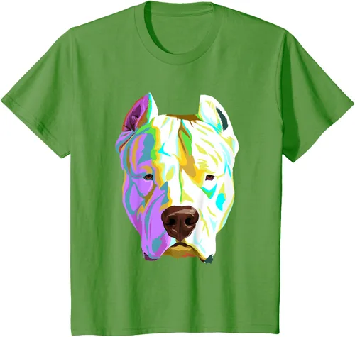 Vista 91 de Colorida camiseta Dogo Argentino, Negro, S
