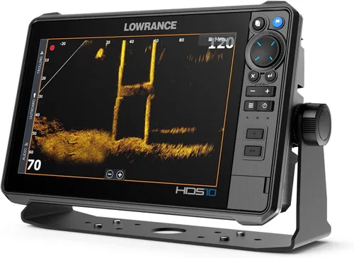 Vista 3 de Lowrance HDS PRO Fishfinder/Chartplotter con integración de teléfonos inteligentes y gráficos C-MAP precargados de EE. UU. y Canadá