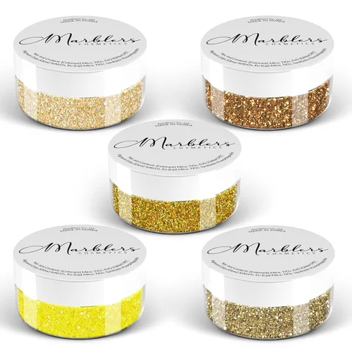 Vista 42 de MARBLERS Polvo de mica natural grueso [perla azul acero] 0.11 onzas (0.11 oz) altamente pigmentado no tóxico, vegano, libre de crueldad animal