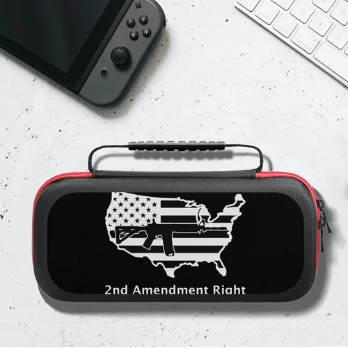 Vista 5 de 2nd Amendment Gun Rights Switch - Funda protectora para Nintendo Switch