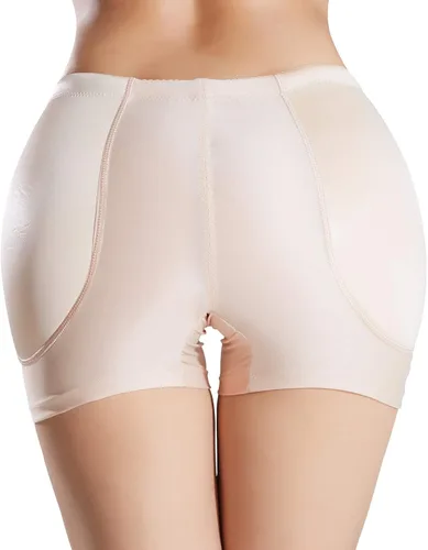 Vista 6 de Defitshape Womens Padded Seamless Shapewear Panties Hip Enhancer Underwear Shaper Shorts