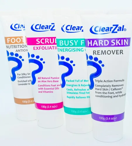 Vista 6 de Clearzal Busy Feet - Crema energizante refrescante para pies, repleta de mentol para aliviar el dolor de pies cansados y doloridos, refresca