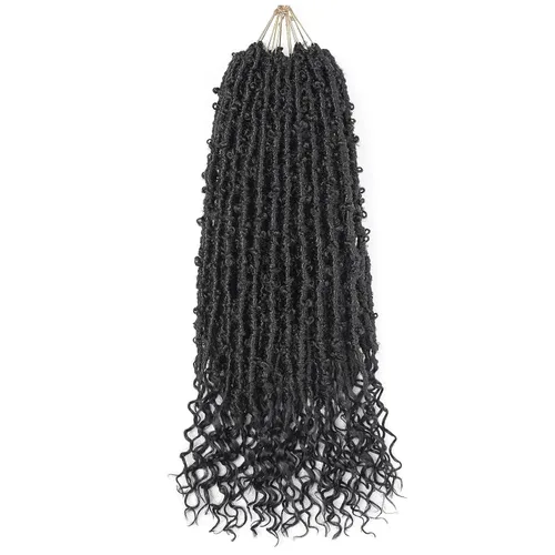 Vista 42 de Superlight Butterfly Locs - Cabello de ganchillo de 12 pulgadas, 6 paquetes