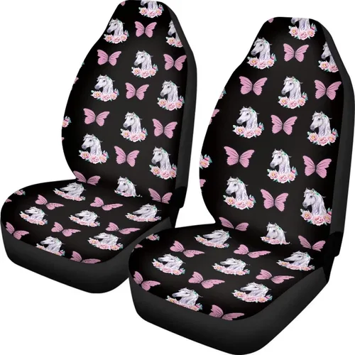 Vista 27 de Fundas de asiento de coche con estampado de bandera estadounidense, fundas cómodas para asientos de automóvil, duraderas, ajuste universal