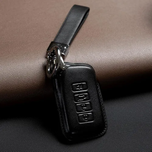 Vista 3 de Funda para llavero Lexus Funda de cuero Llavero Protector Titular de la funda de la llave del coche Accesorios