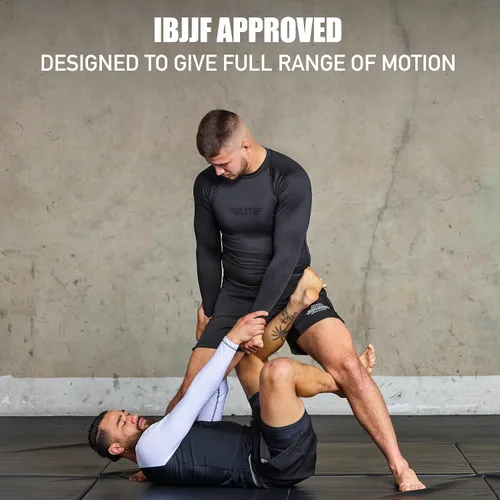 Vista 24 de Elite Sports MMA, BJJJ, No-Gi, protección de entrenamiento de manga corta
