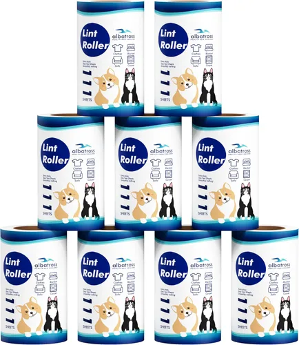 Vista 8 de Mini rodillos de pelusa extra pegajosos para viajes, 150 hojas de tamaño pequeño portátiles para eliminación de pelusa para mascotas y recogida