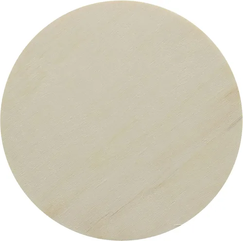 Vista 2 de Creative Hobbies Círculos redondos de madera sin terminar de 6 pulgadas para manualidades, ganchos de puerta, relojes, decoración de bricolaje