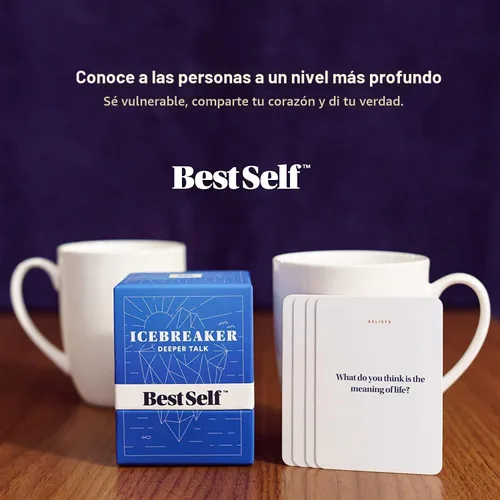 Vista 8 de BestSelf Deeper Talk Deck – 170 Conversation Starter Cards, 6 Categories