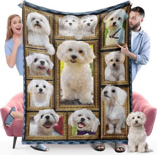 Vista 11 de Manta de perro Cocker Spaniel para niños, bonita manta de franela suave y acogedora para niñas y niños, mantas para bebés y niños pequeños