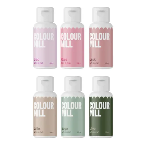 Vista 67 de Colour Mill Colorante para alimentos a base de aceite, 20 mililitros. Cada uno de 6 colores: Baby Blue, Navy, Royal, Sky Blue, Teal y Tiffany