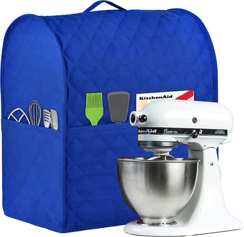 Vista 7 de Cubierta para batidora de pie compatible con mezclador KitchenAid, se adapta a todos los modelos con cabezal inclinable y elevación de tazón, fina