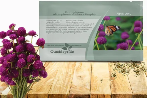 Vista 13 de Outsidepride - Semillas mixtas de Gomphrena - 1000 piezas anuales, tolerantes al calor y la sequía, semillas de amaranto globo amigables
