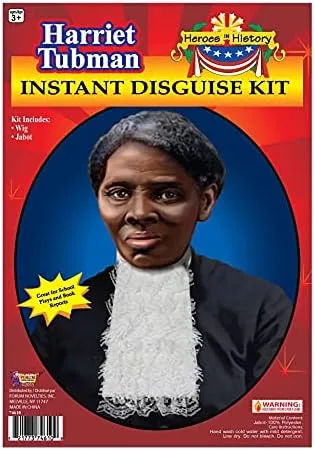 Vista 4 de Forum Novelties Heroes In History Harriet Tubman Kit de disfraz instantáneo para mujer