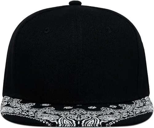 Vista 9 de CNUSER Snapback Hats for Men Women,Fashion Baseball Cap,Hip Hop Flat Bill Brim Adjustable Dad Hats