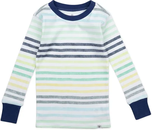 Vista 2 de HonestBaby Conjunto de pijama de 2 piezas de algodón orgánico unisex para bebé