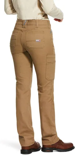 Vista 2 de ARIAT WMS Fr Drlt Str CVS Pt Mr Strt FLD Khk para mujer