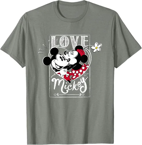 Vista 63 de Disney Mickey & Minnie Mouse Love Mickey - Camiseta para el día de San Valentín