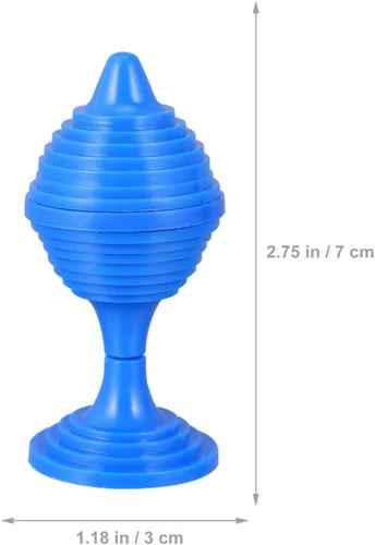 Vista 2 de NUOBESTY Paquete de 15 jarrones de bola de truco, accesorios de copa de bola que desaparecen, juguetes de cierre de copa de sol, luna, mini