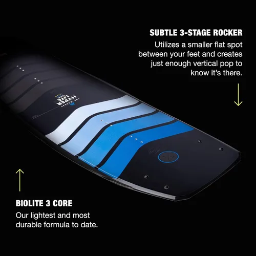Vista 5 de Hyperlite Murray Pro Wakeboard - Wakeboard Shaun Murray Signature - Perfecto para ciclistas intermedios a avanzados - Solo tabla y aletas