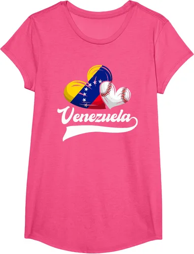 Vista 61 de Camiseta de béisbol venezolana con diseño de corazón y bandera de Venezuela, Negro