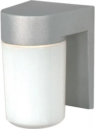 Vista 6 de Nuvo Luminaria SF77/141 Utilidad para Exteriores, Aplique de Aluminio Fundido Duradero para Montaje en Pared, Luz de Porche y Patio con Globo