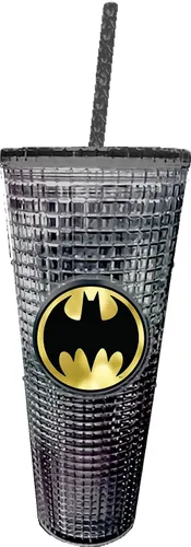 Vista 15 de Spoontiques Vaso de diamante festivo, 20 onzas - Vaso texturizado con pajita, aislamiento de doble pared, sin BPA - Una historia de Navidad