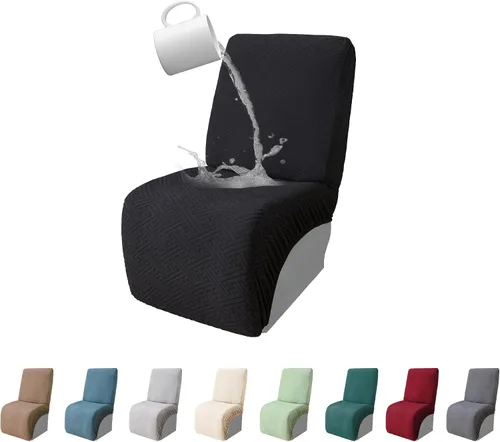 Vista 115 de Fundas de sofá reclinable seccional 100% impermeables para sofá reclinable en forma de L, funda de sofá modular de esquina en forma de L, fundas