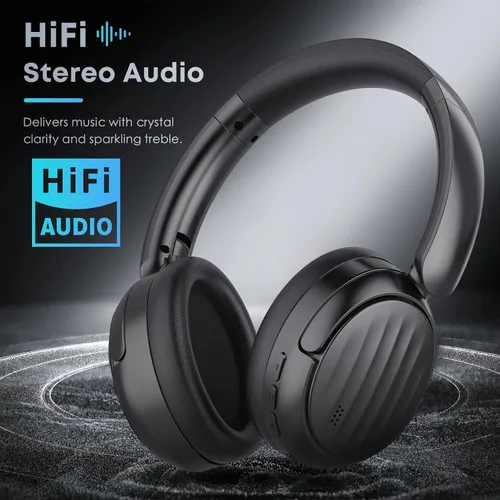 Vista 3 de Auriculares Bluetooth, auriculares híbridos con cancelación activa de ruido