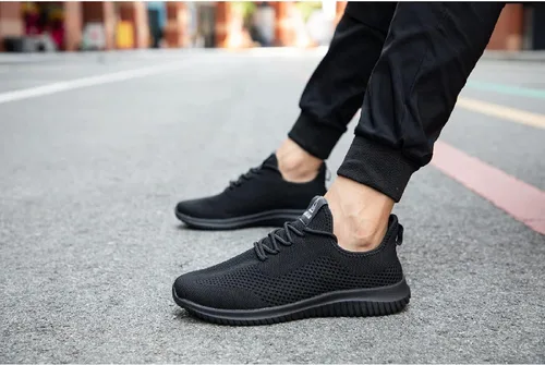 Vista 5 de BXYJDJ Zapatos deportivos para correr para hombre, para caminar, atléticos, gimnasio, fitness, deportes, ligeros, informales, para trabajo, correr