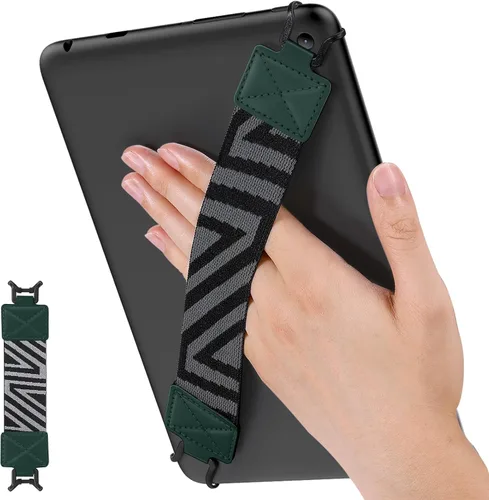 Vista 20 de MoKo Correa de mano de seguridad para tablet de 9 a 11 pulgadas, iPad/IP-ad Pro/iPad Air/Kindle Fire HD/Samsung, correa de mano versátil de alta