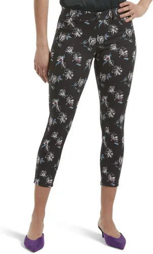Vista 13 de HUE Leggings capris esenciales de mezclilla para mujer, varios