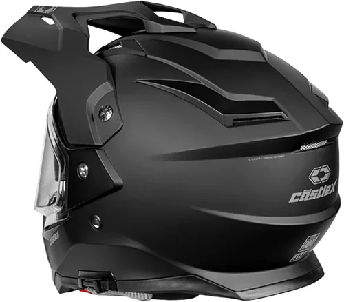 Vista 2 de Castle X CX200 Dual Sport Casco de Nieve (Negro Mate - Extra Pequeño)