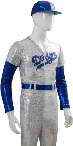Vista 5 de Conjunto completo de uniforme de béisbol de Halloween para adultos