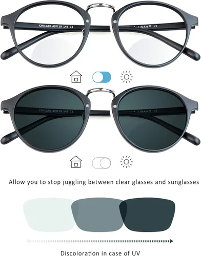 Vista 2 de LifeArt Gafas de lectura bifocales para mujeres y hombres, antirreflejos
