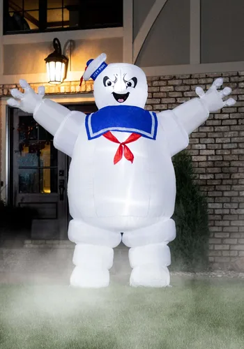 Vista 5 de Disfraces divertidos 8FT Ghostbusters Inflables Stay Puft Marshmallow Man