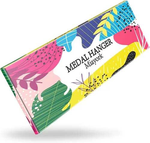 Vista 6 de Medal Hanger Display Upgrade-Medal Holder Wall Mount Easy to Install Race Runner for Your Medals