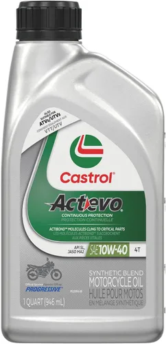 Vista 8 de Castrol Actevo Xtra 10W-40 aceite para motocicleta de cuatro tiempos