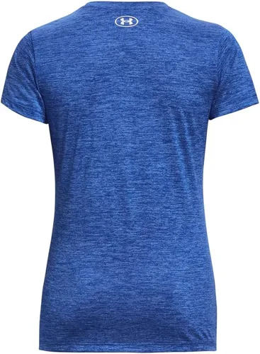 Vista 6 de Under Armour Tech Camiseta de manga corta y cuello en V para mujer, jaspeada