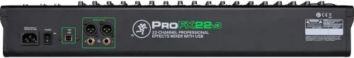 Vista 6 de Mackie ProFX22v3 Mezclador de efectos profesionales de 22 canales con paquete USB con Tascam Auriculares profesionales cerrados y estuche rígido